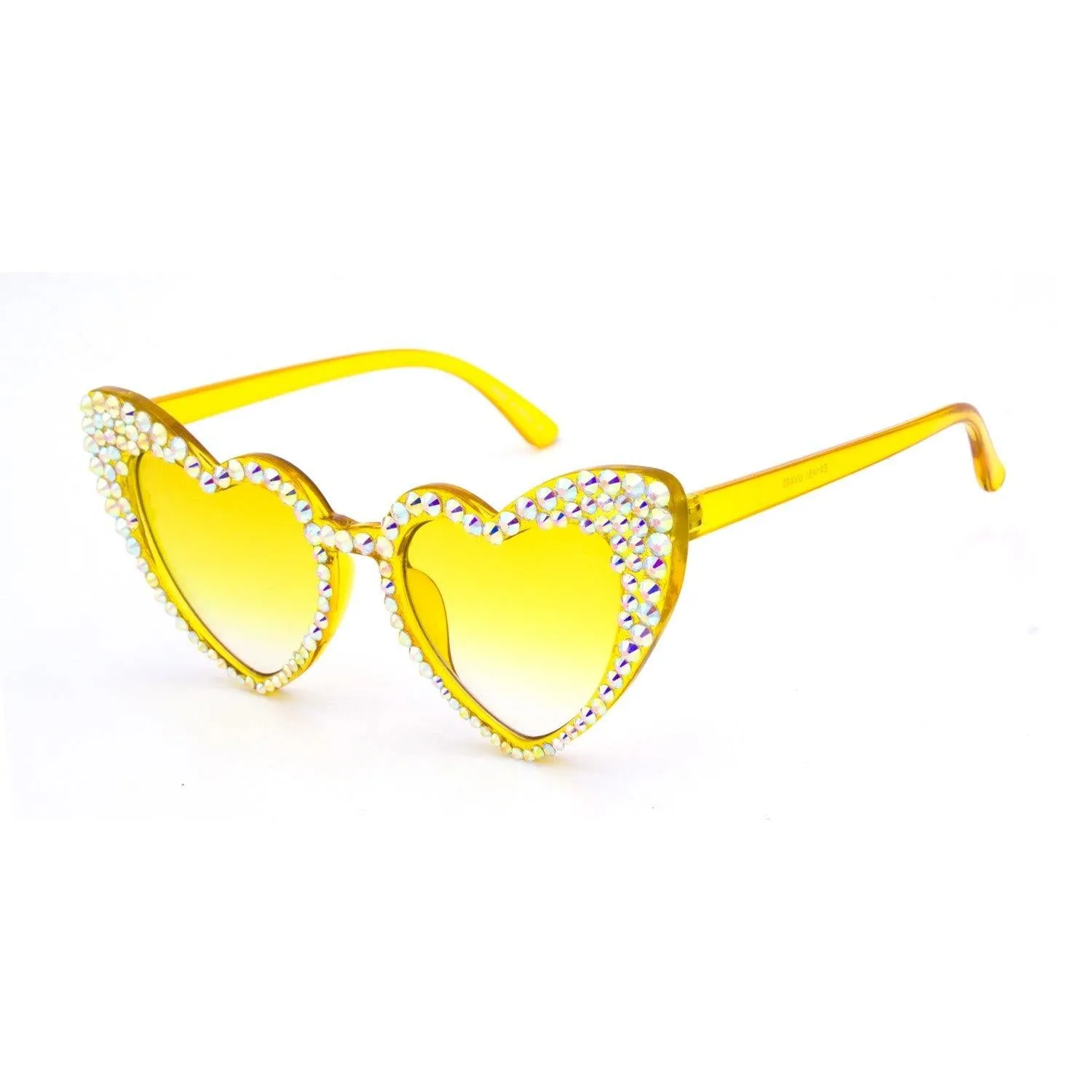 "PRISTY"Heart Shape Plastic Sunglasses