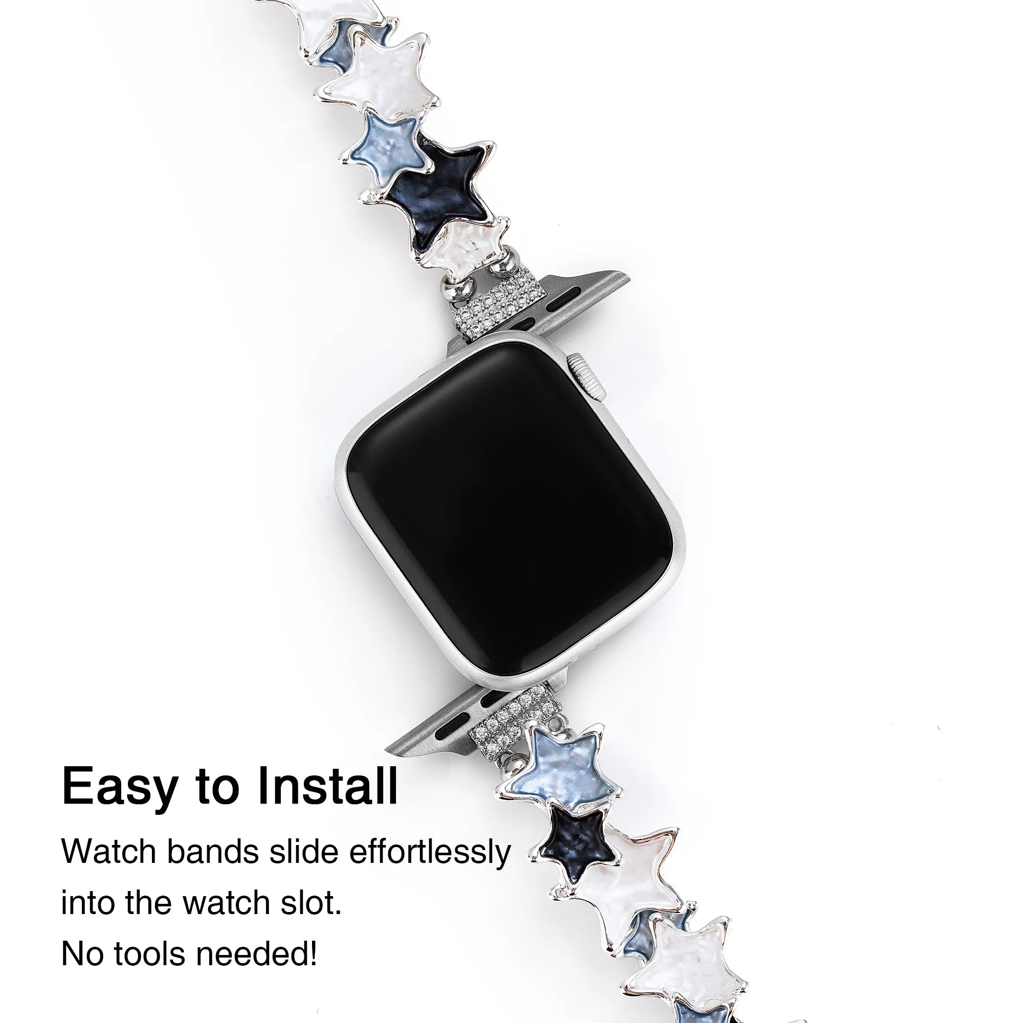 Stars Elastic Bangle Watch Band