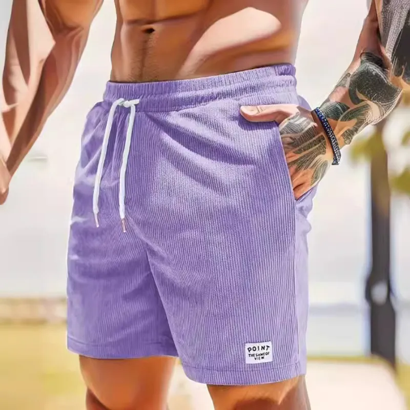 Summer Beach Corduroy Shorts