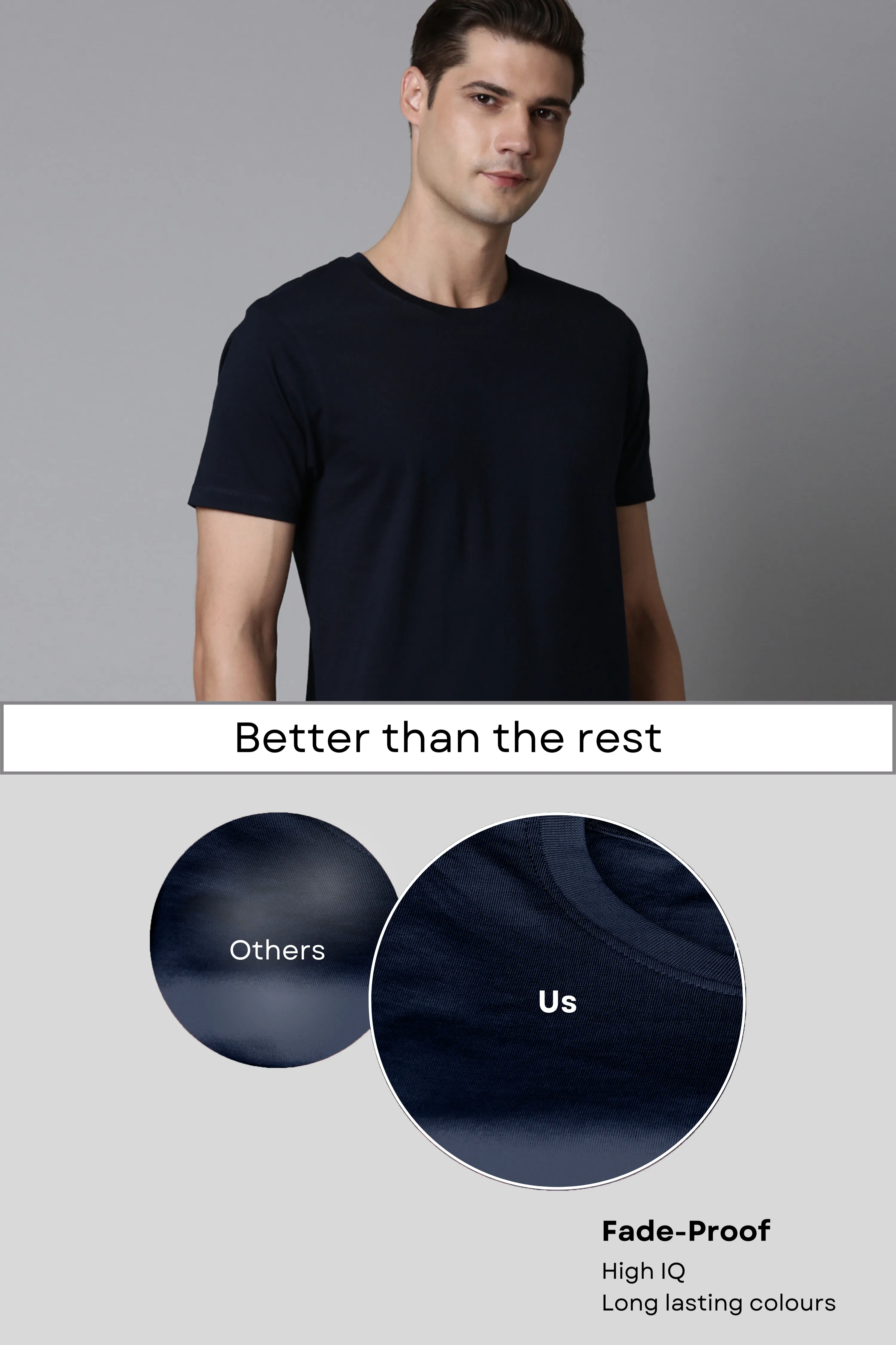 Teal Navy Cotton IQ Basics