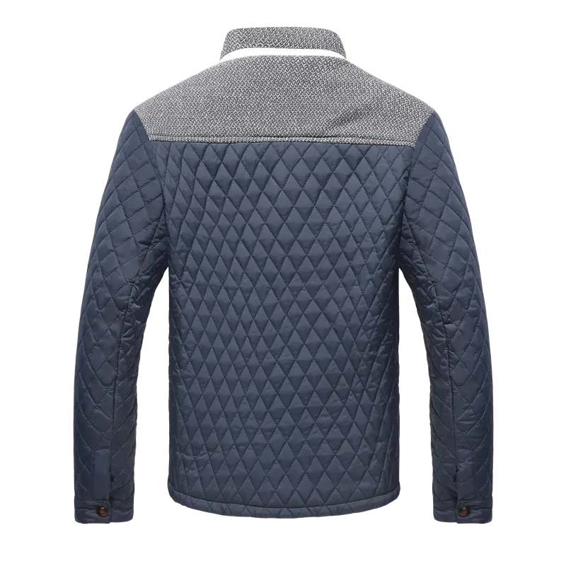 West Louis™ Warm Diamond Design Windproof Jacket