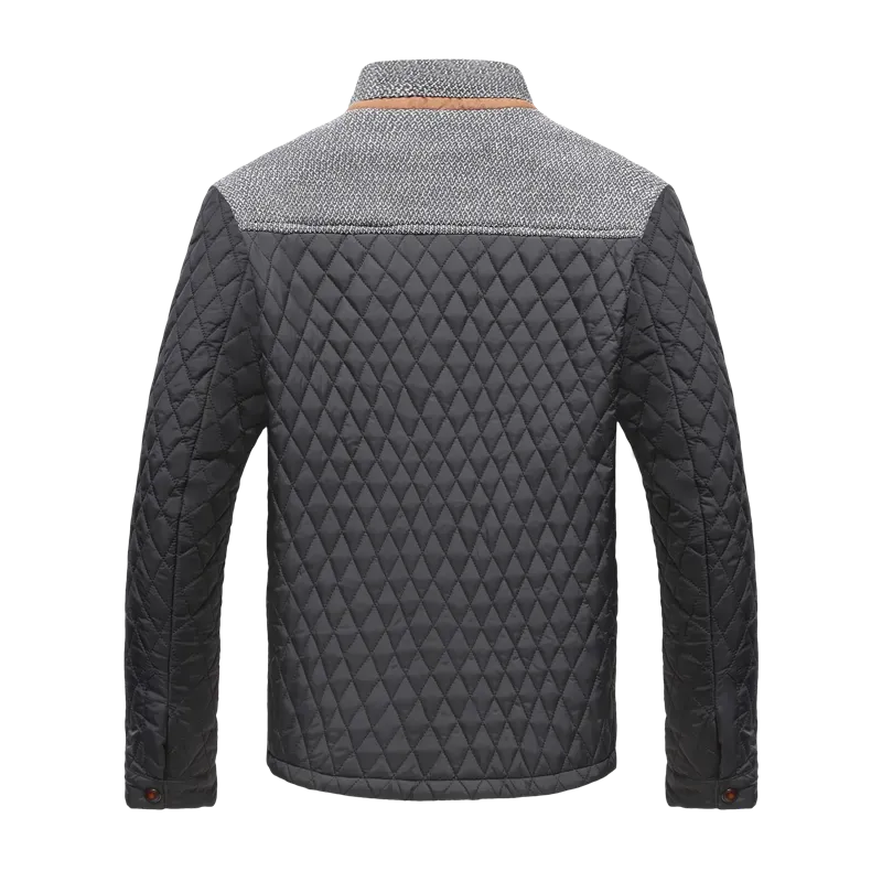 West Louis™ Warm Diamond Design Windproof Jacket